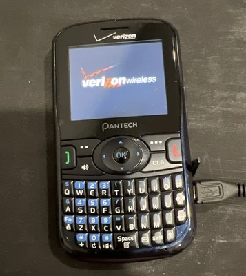 Сотовый телефон Pantech Caper - темно-синий (Verizon) - рабочий - без аккумулятора - Изображение 1 из 4