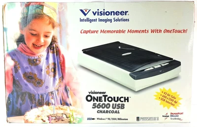Visioneer OneTouch 5600 USB Flatbed Scanner 600 x 1200 DPI 42-bit Color New - Image 1 of 4