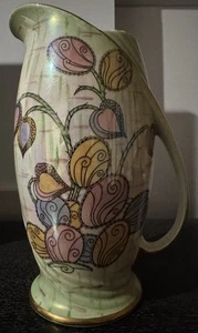 Royal Winton Grimwades 24cm Jug Iridescent Lime Green - Made In England -Vintage - Picture 1 of 5