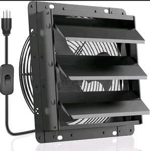 HG Power Ventilatore di Scarico Otturatore 10 Pollici, 647CFM Ventilatore di Scarico Capannone Basso Rumore - Foto 1 di 8