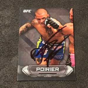 2014 Topps UFC Knockout Dustin Poirier #47 Authentic Autograph On Card - Picture 1 of 11