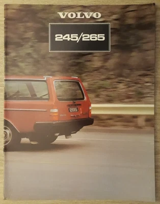 Volvo 245 / 265 Estate Range Brochure 1981 - DL GL GLE - Image 1 of 4