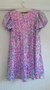 Next Pink Purple Sequin Party Wedding Dress - Picture 1 of 5
