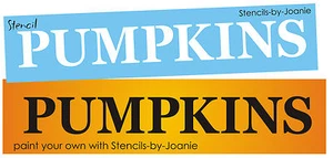 Parche de calabaza Joanie 4" x 24" PLANTILLA mercado agrícola cosecha país prim letreros hágalo usted mismo - Imagen 1 de 5