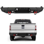 Fits For Ford F150 2006-2014 Black Rear Bumper With Led Lights And D-Rings New