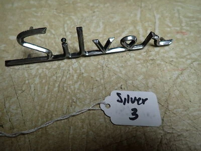 Studebaker 1324940 Num 3 "Silver" Script 1957-59 Cars Hawk  Foto 1 de 4