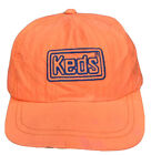 Vintage 80s 90s Neon Pink Orange Keds Shoes Snapback Hat Retro Nylon Rare