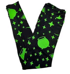 TC2 Lularoe Leggings Halloween Neon Pozione Vaso Adatto 18/24 - Foto 1 di 1