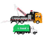  Cartoon Push Reibung Kraftwagen Müll Spielzeug Kind Feuerwehr Kran