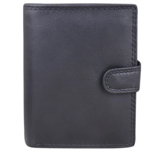 Cartera de cuero real hecha a mano con bloqueo RFID 2025 - Imagen 1 de 4