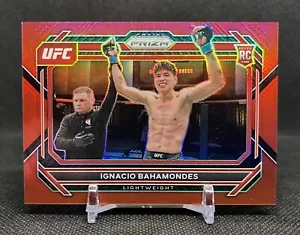 2023 Panini Prizm UFC IGNACIO BAHAMONDES #62 Rookie RED PRIZM /199 Lightweight - Picture 1 of 3