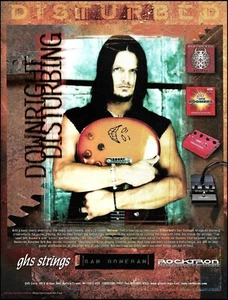 2003 Disturbed Dan Donegan GHS Gitarrensaiten Rocktron Effektpedale Werbedruck - Bild 1 von 3