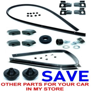 COROLLA KE30 KE35 TE37 KE36 KE38 KE55 TE38 COWL BONNET HOOD SEAL RUBBER SET - Picture 1 of 12