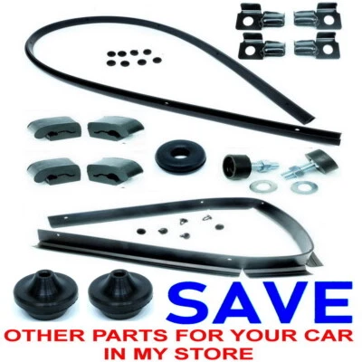 COROLLA KE30 KE35 TE37 KE36 KE38 KE55 TE38 COWL BONNET HOOD SEAL RUBBER SET Foto 1 de 4