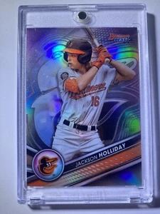 2022 Bowmans Best #TP-2 Jackson Holliday Refractor Baltimore Orioles - Picture 1 of 2