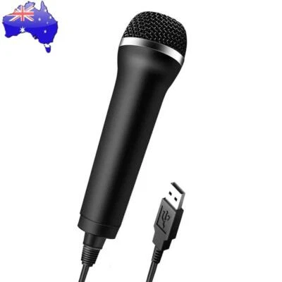 Universal USB Wired Microphone Karaoke Mic for Nintendo Switch Wii PS4 Xbox PC - Image 1 of 4