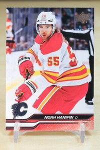 2023-24 Upper Deck Base #28 Noah Hanifin - Calgary Flames