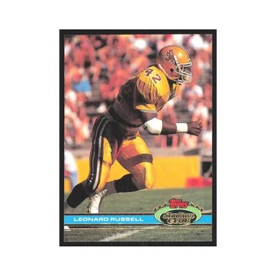 1991 Stadium Club Leonard Russell Patriots #435 - Image 1 of 3