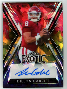 2023 Leaf Exotic DILLON GABRIEL Parrot Crystal Autograph /7 #BA-DG1