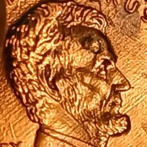 2002 Lincoln Memorial Penny One Cent Headshot Die Break Error Coin - Picture 1 of 6