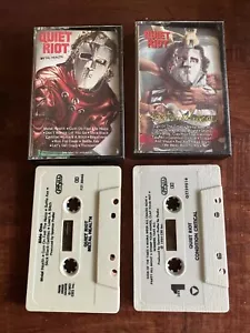 1983 Quiet Riot Mental Health And Condition Critical Cassette Lot Heavy Metal - Imagen 1 de 2