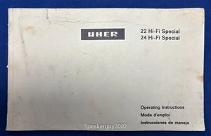 Original UHER Bedienungsanleitung / 22 24 HiFi Special - Bild 1 von 1