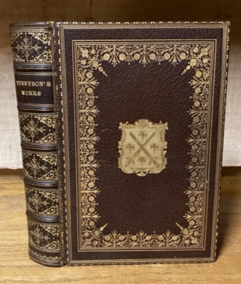 1879 The Works Of Alfred Tennyson - Bickers & Son London Fine Binding - Image 1 of 4