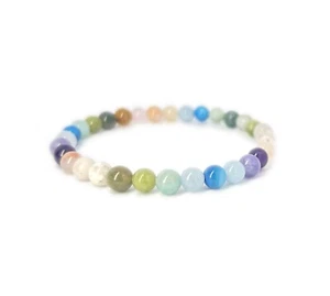 HAPPINESS 6mm Gemstone Bracelet | Love & Light | Empath Gemstone Crystal Protect - Picture 1 of 2