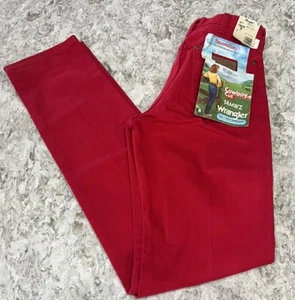 Neu Vintage Wrangler Damen 14MWZ Cowboy Schnitt Slim Fit Jeans rot Größe 9 Länge 36 - Bild 1 von 7