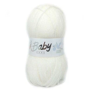 Woolcraft Baby Care 4Ply 100g Knitting Wool Yarn - 713 CREAM - Picture 1 of 1