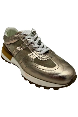 Donald Pliner Women's Bolera Metallic Nappa Sneakers Silver - Image 1 of 3