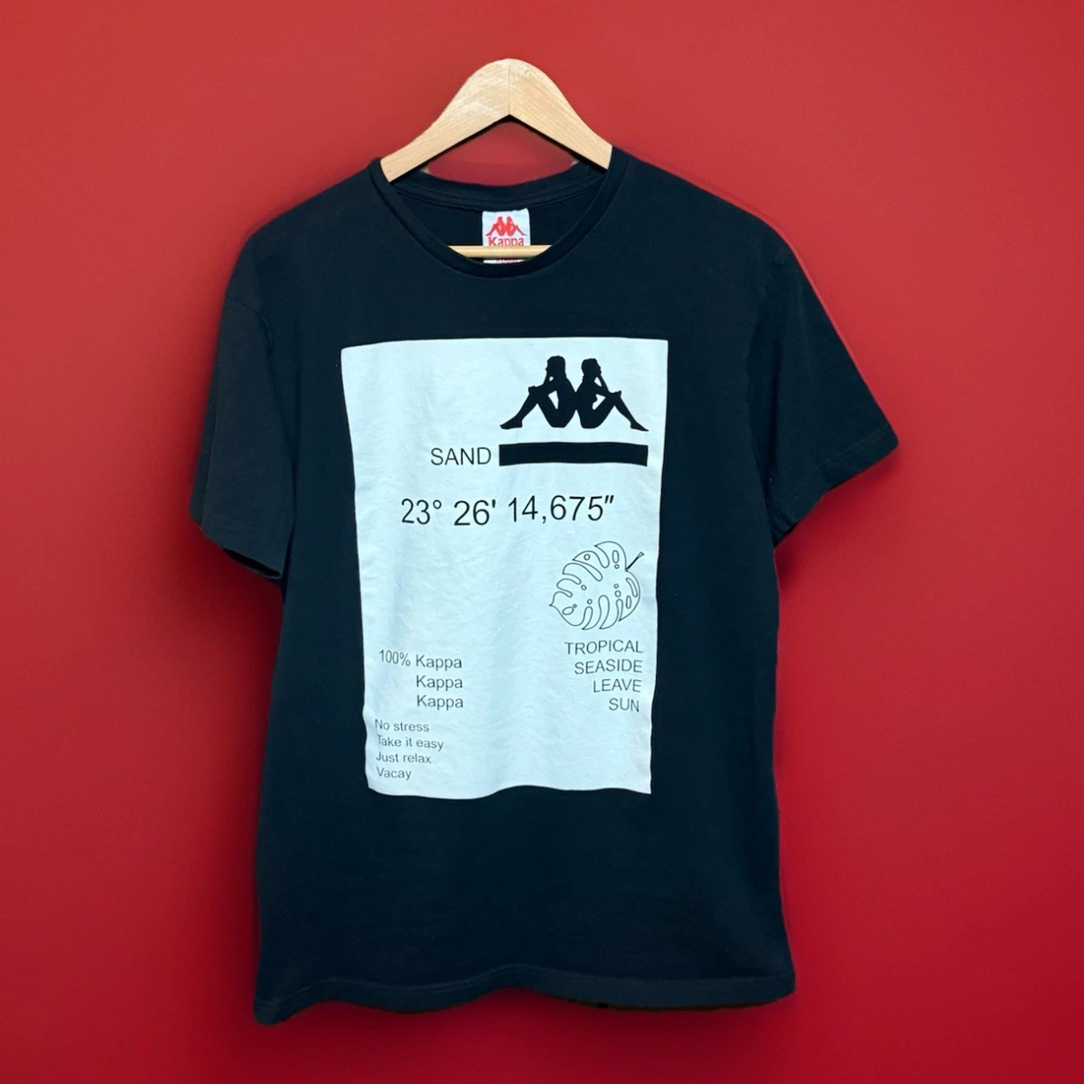 T-shirt Kappa Extensive Us Homme - Coupe Confortable - Pour Ski, Automne & Hiver - Look Décontracté