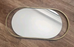 H&M HOME Wandspiegel Oval Gold 40 cm X 20,5 cm - Bild 1 von 2