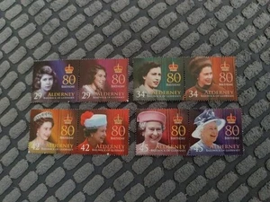 ALDERNEY STAMPS 2006 ANNIVERSARY OF THE BIRTH OF QUEEN ELIZABETH - Picture 1 of 2