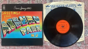 Bruce Springsteen - greetings from asbury park LP UK 1973 orange CBS 1ST EX - Picture 1 of 7