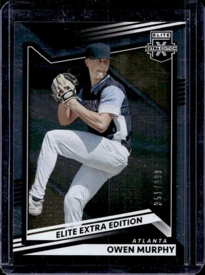 2022 Elite Extra Edition Owen Murphy #351/999 Braves - Image 1 of 2