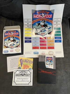 Monopoly NES Nintendo  MINTY Box w/Manual & Poster - Image 1 of 4