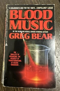 Blood Music Greg Bear 1986 Ace Biopunk Science Fiction Paperback Book - Imagen 1 de 9