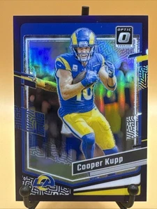 2023 Donruss Optic Purple Holo Prizm Cooper Kupp #110 Los Angeles Rams /50 SP - Picture 1 of 7