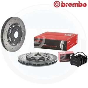 FÜR FIAT 500 ABARTH 1.4 VORNE 2 STÜCK SCHWIMMENDE BREMSSCHEIBEN BELÄGE SENSOR 305mm - Bild 1 von 7