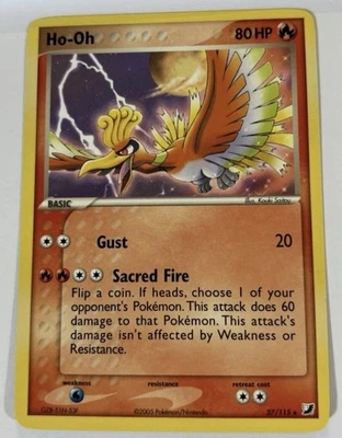 Ho-Oh 27/115 – EX Unseen Forces (2005) – Rare – Pokémon TCG – Near Mint  - Image 1 of 2