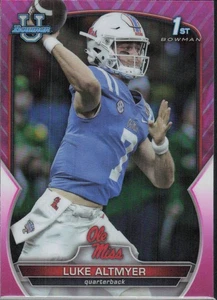 2022 Bowman University Chrome Luke Altmyer Pink Refractor #43 - Picture 1 of 2