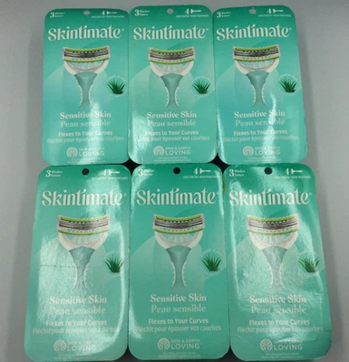 Skintimate Sensitive Skin Women's Disposable Razors, Unscented, 24 Total Razors - Image 1 of 3