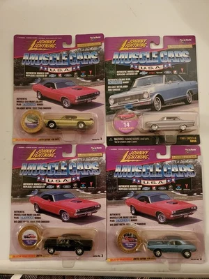Johnny Lightning Muscle Cars USA Lot of 4 GM Muscle cars - Image 1 of 4