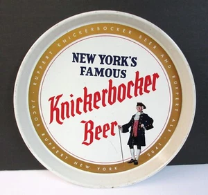 Vintage Ruppert Knickerbocker New York's Famous Beer Tray 12-inch Excellent Nice - Picture 1 of 8