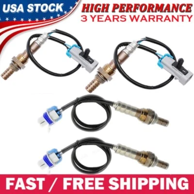 Sensor de oxígeno aguas arriba+aguas abajo 4 piezas para Chevy Silverado 1500 GMC Yukon 2008-2013 Foto 1 de 4