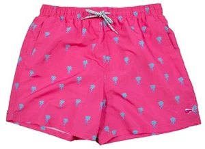 SOUTHERN LURE Printed Swim Trunk Swimsuit Palm Tree Pink Tide Youth XL YXL NWT - Picture 1 of 1