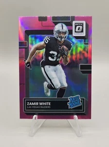 2022 Panini Optic Zamir White Pink Rated Rookie Parallel #234 Raiders - Picture 1 of 2