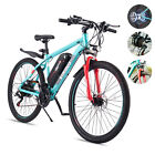 Electric Mountain Bike 26" W 350W Motor Scooter Throttle Pas Usb Port Bicycle