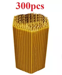 Beeswax Candles 300pcs 8.07" Orthodox Church  Wholesale 4.40 lb №60 - Picture 1 of 6